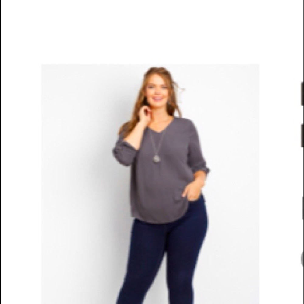 Slate Gray Blouse